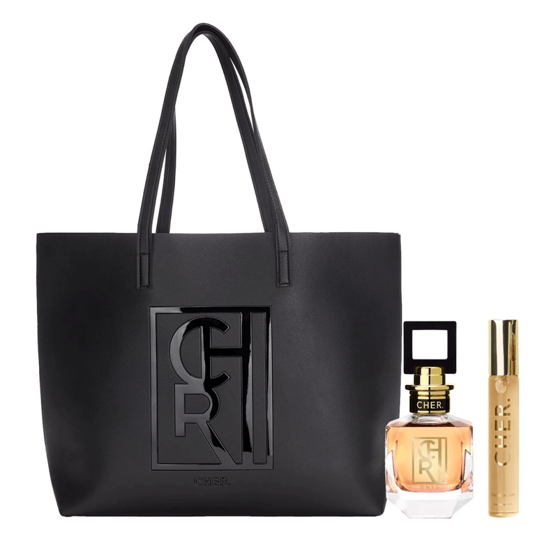 Cher-Set-Onyx-Tote-Bag-Edp-50ml---Travel-20ml---Cartera
