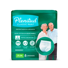 Plenitud Classic Ropa Interior Desechable Talle P/M 8 Unidades