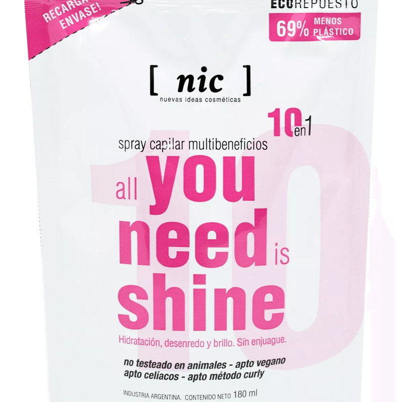 Nic-All-You-Need-Is-Shine-Refill-Acondicionador-10en1-180ml