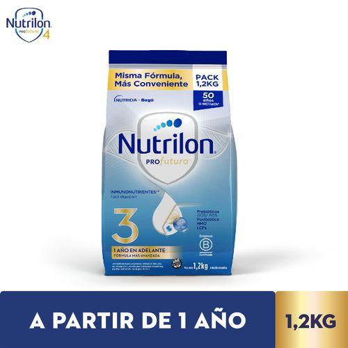 Nutrilon Fórmula Láctea Profutura Polvo Etapa 3 Pouch 1,2 Kg