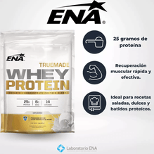 Ena True Made Whey Protein Proteína del Suero de Leche 453g Sabor Neutro