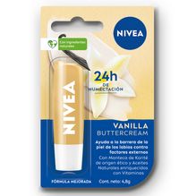 Protector labial humectante NIVEA Vainilla Buttercream para todo tipo de piel x 4,8 grs