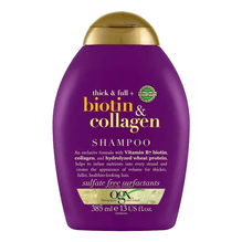 Ogx Biotin Shampoo Biotina Y Colágeno Brillo Volumen 385ml