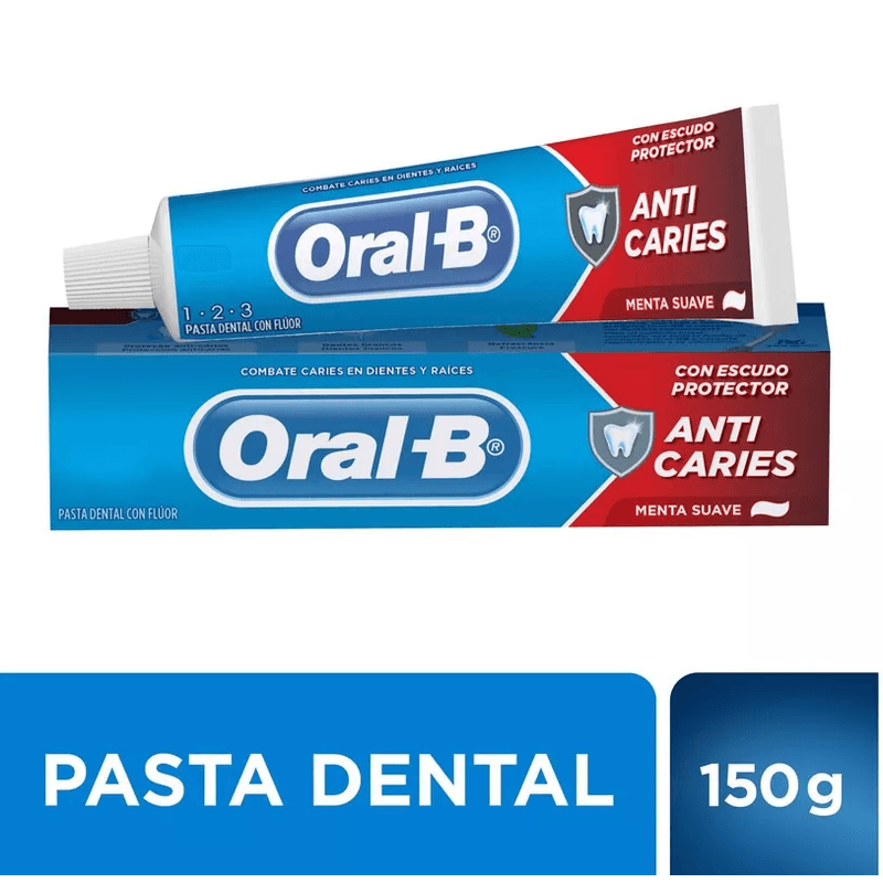 Oral-b-Crema-Dental-123-Anticaries-Menta-Suave-150g