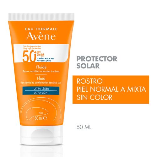 Avene Protector Solar Fluido Triasorb Spf 50+ 50ml