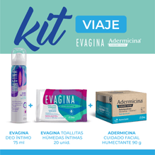 Kit Cuidado Total Evagina Deo + Toallitas + Adermicina De Regalo