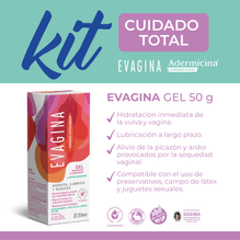 Kit Cuidado Total Evagina Gel Lubricante + Adermicina Antiarrugas