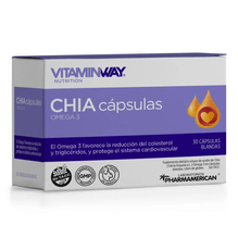 Vitamin Way Suplemento Nutricional Chia Omega 3 30 Cápsulas