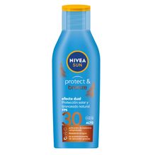 Bronceador y protector solar NIVEA SUN Protect & Bronze FPS 30 x 200 ml