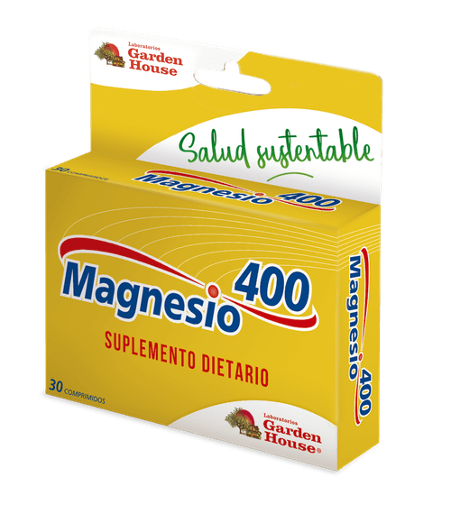 Magnesio 400 Calambres Huesos Artrosis 30 Comp