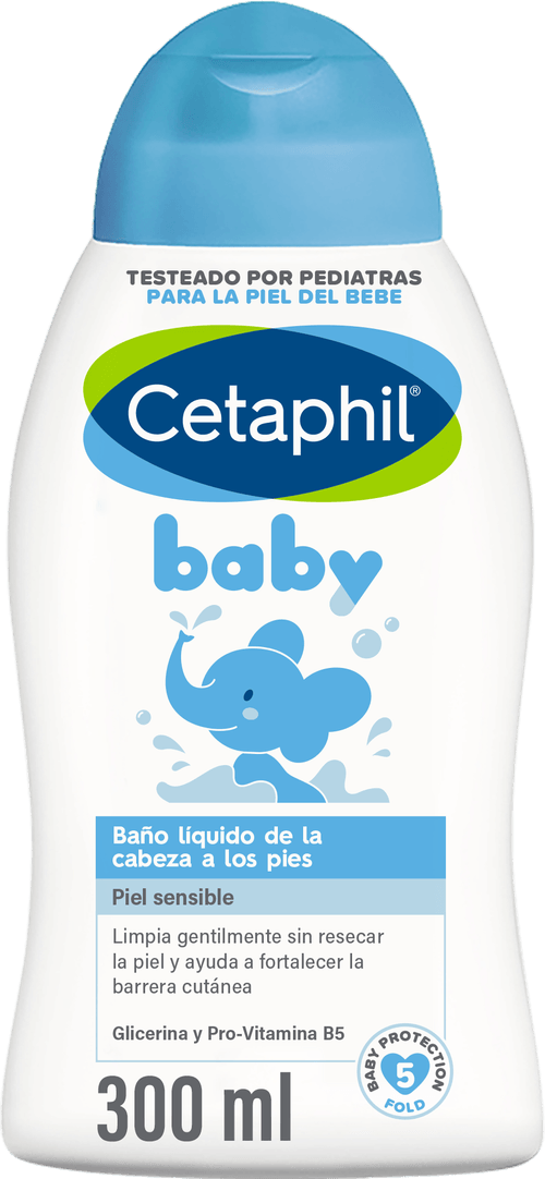 Cetaphil Baby Baño Líquido De La Cabeza A Los Pies X 300ml