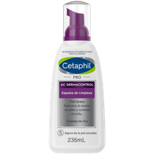 Cetaphil pro ac control espuma de limpieza 236ml
