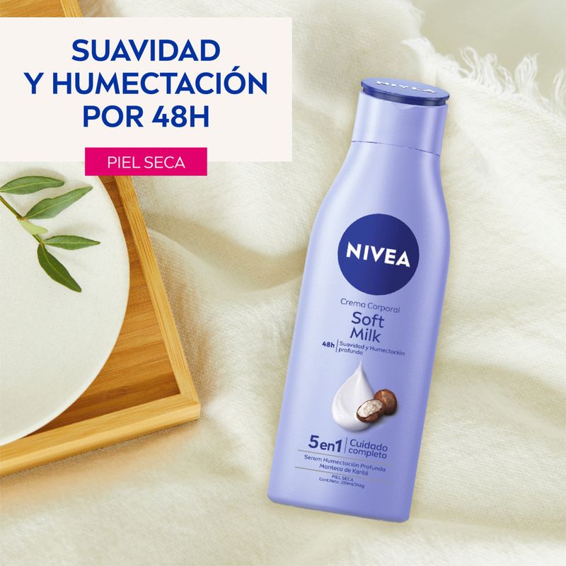 Crema-corporal-NIVEA-Soft-Milk-5-en-1-Suavidad-y-Humectacion-profunda-Piel-seca-x-250-ml