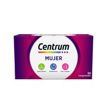 Centrum Mujer Multivitamínico Multimineral Suplemento X 60c