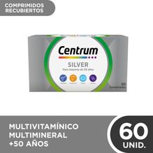 Silver X60 Comp. Suplemento Dietario Para + 50 Años
