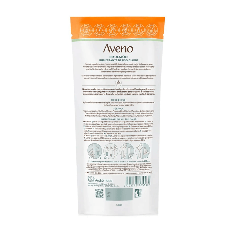 Aveno-Emulsion-Humectante-Hipoalergenica-Refill-250ml