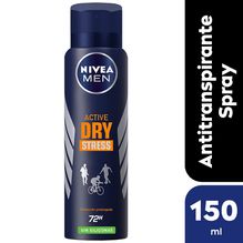 Desodorante antitranspirante NIVEA MEN Active Dry Stress Sin Siliconas x 150ml