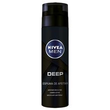 Espuma de afeitar NIVEA MEN Deep para todo tipo de piel x 200 ml