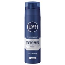 Espuma de afeitar NIVEA MEN Protect & Care para todo tipo de piel x 200 ml
