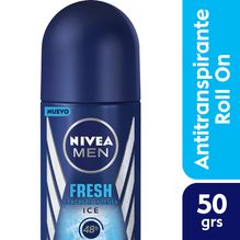 Desodorante antitranspirante NIVEA MEN Fresh Ice Roll On x 50 ml