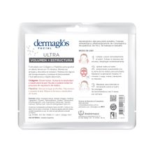 Dermaglós Máscara De Tela Ultra Volumen + Estructura 15ml 1 unidad