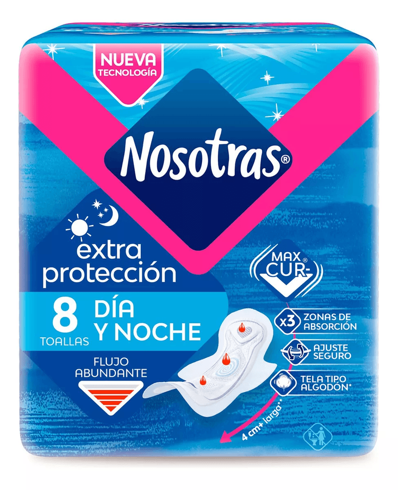 Nosotras-Toallas-Dia-Noche-Extra-Proteccion-Tela-Max-Curv-8-unidades
