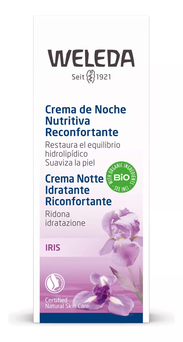 Weleda Crema De Noche Hidratante Iris Facial X 30 Ml En FarmaPlus ...