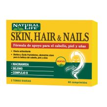 Natural Life Skin, Hair And Nails 60 Comprimidos