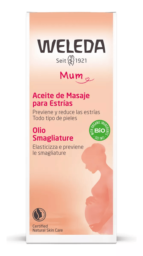 Weleda Aceite De Masaje Para Estrías Previene Y Reduce 100ml