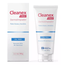 Cleanex Free Gel Dermolimpiador Piel Sensible Y Grasa 150g