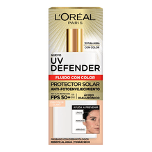 L'oréal Paris Protector Solar Diario Fluid Tono Claro Fps50 40g