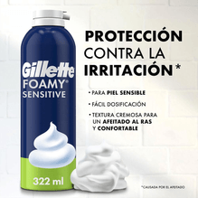 Gillette Espuma De Afeitar Foamy Sensitive 175gr