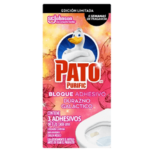 Pato Floral Bloque Limpiador Adhesivo Inodoro 3 Unidades