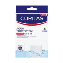 Apósitos adhesivos Curitas Aqua Protect 3XL para todo tipo de piel x 5 unidades
