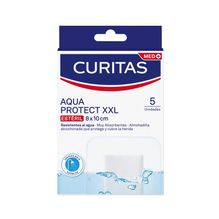 Apósitos adhesivos Curitas Aqua Protect XXL Resistente al agua x 5 unidades