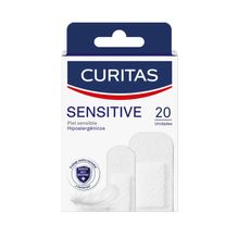 Apósitos adhesivos Curitas Sensitive para Piel Sensible x 20 unidades