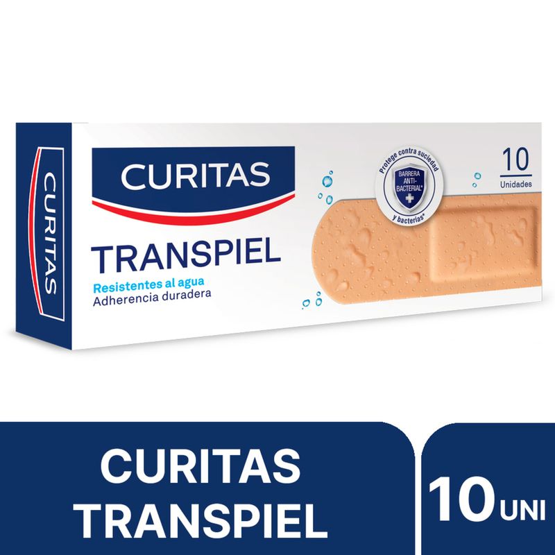 Apositos-adhesivos-Curitas-Tela-Transpiel-Resistente-al-agua-x-10-unidades