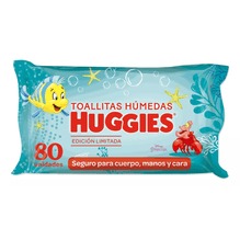 Huggies Toallitas Húmedas 4 En 1 La Sirenita 80 Unidades