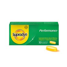 Supradyn Performance Suplemento Dietario a base de Vitaminas y Magnesio x 30 Comprimidos Recubiertos