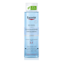 Loción micelar limpiadora 3 en 1 Eucerin DermatoCLEAN con Ácido Hialurónico Piel sensible x 400 ml