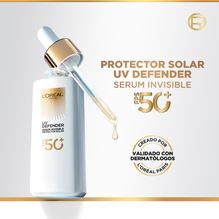 Protector Solar L'oréal Paris Uv Defender Sérum Invisible Fps 50+ 30ml