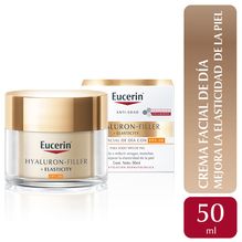 Crema antiedad de día Eucerin HYALURON-FILLER + Elasticity FPS 30 Todo tipo de piel x 50 ml
