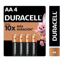Duracell Pilas Alcalinas AA de Larga Duración - Pack de 4