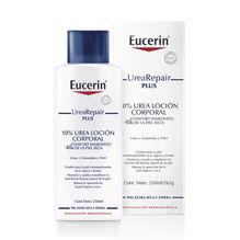 Loción corporal Eucerin UreaRepair PLUS 10% para piel seca x 250 ml