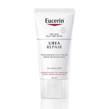 Crema emoliente facial Eucerin UreaRepair PLUS 5% para piel seca x 50 ml