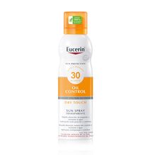 Protector solar corporal en spray Eucerin Toque Seco para piel sensible FPS 30 x 200 ml