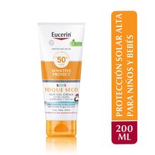 Protector solar corporal y facial Eucerin Sun Kids Gel-Crema Piel sensible FPS 50+ x 200 ml