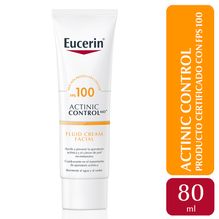 Protección solar facial Eucerin Actinic Control FPS 100 para todo tipo de piel x 80 ml