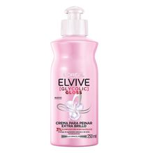 Crema para Peinar Elvive Glycolic Gloss 250ml