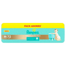 Pampers Pañales Deluxe Protection Medianos 72 Unidades